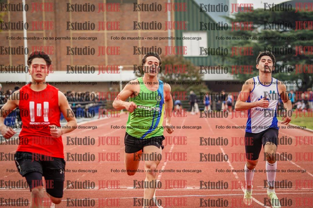 Fotos de los 100 m llanos de varones