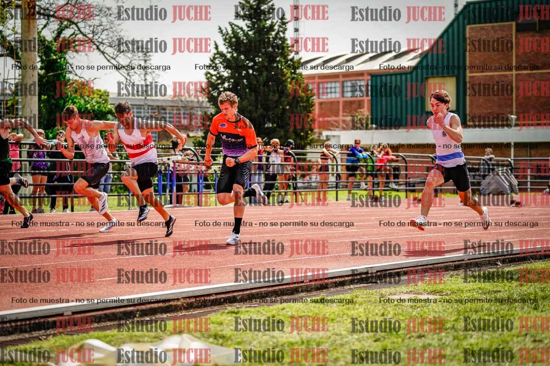 Fotos de los 100 m de varones