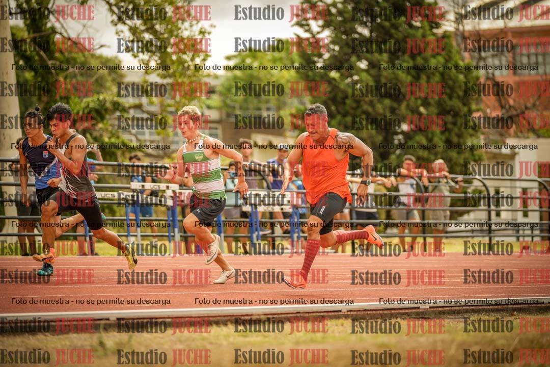 Fotos de los 100 m llanos de varones