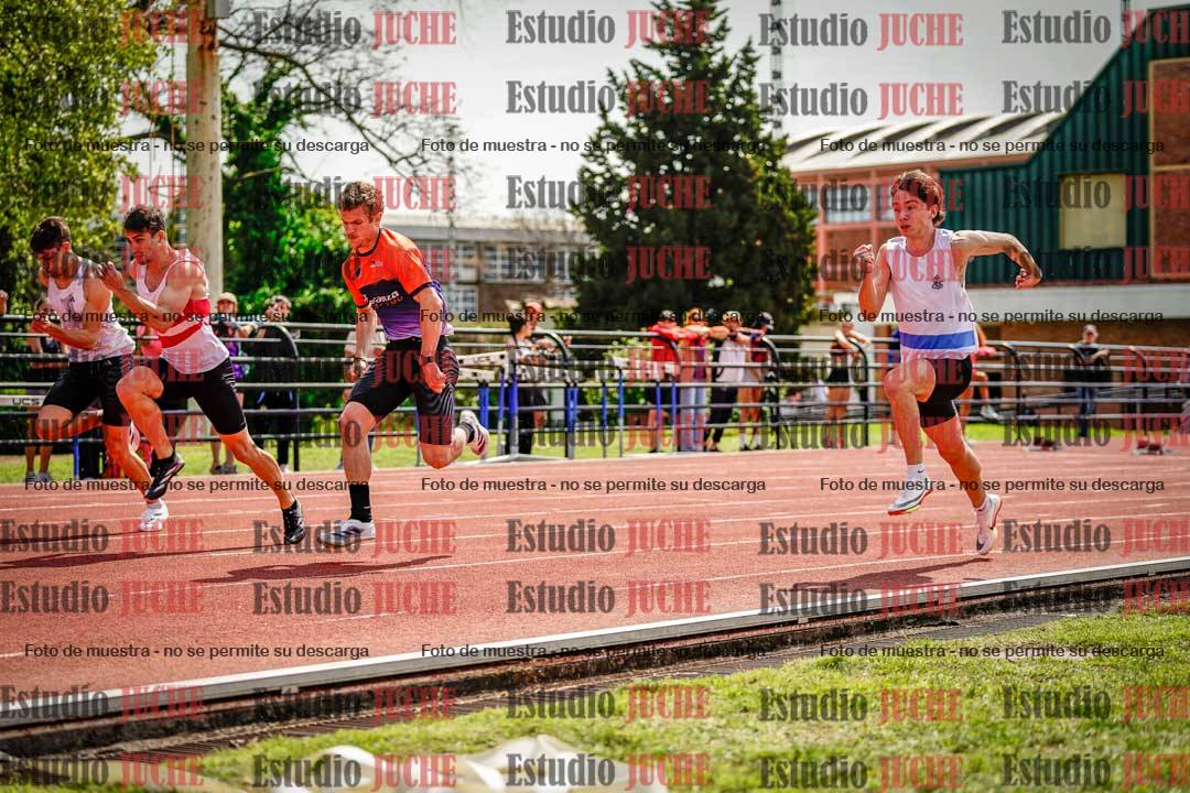 Fotos de los 100 m de varones