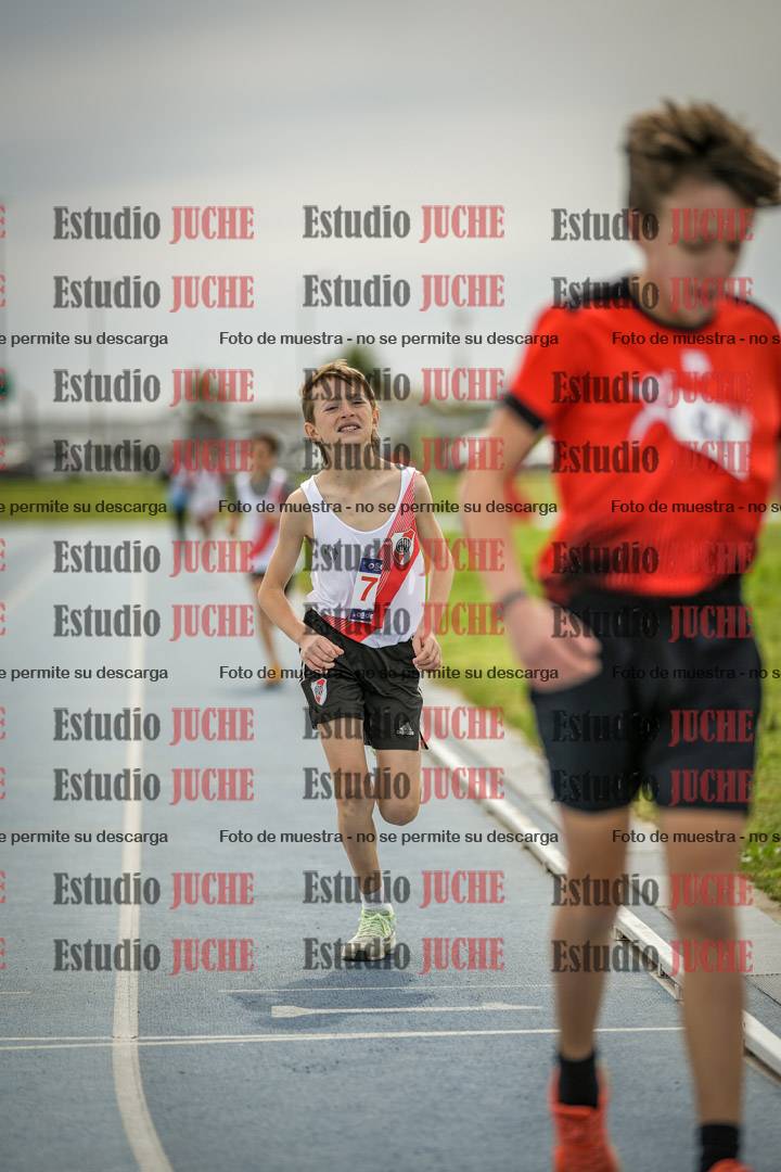 Fotos de los 800 m llanos de varones - U14