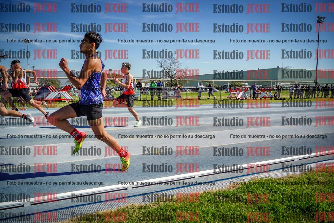 Fotos de los 100 m llanos de varones