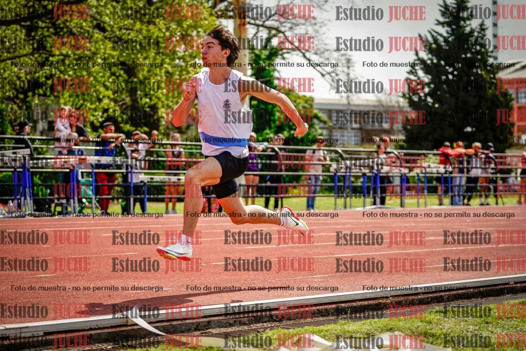 Fotos de los 100 m de varones