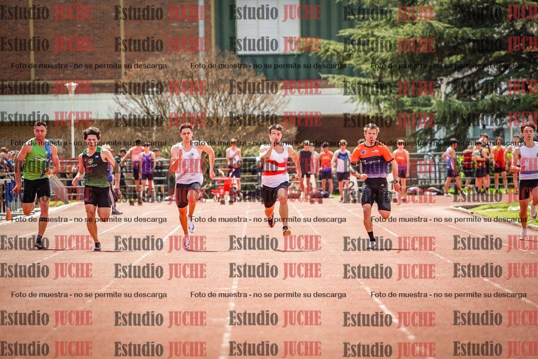 Fotos de los 100 m de varones