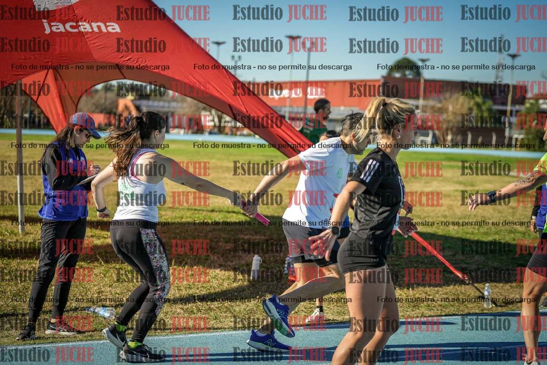 Fotos durante los relevos