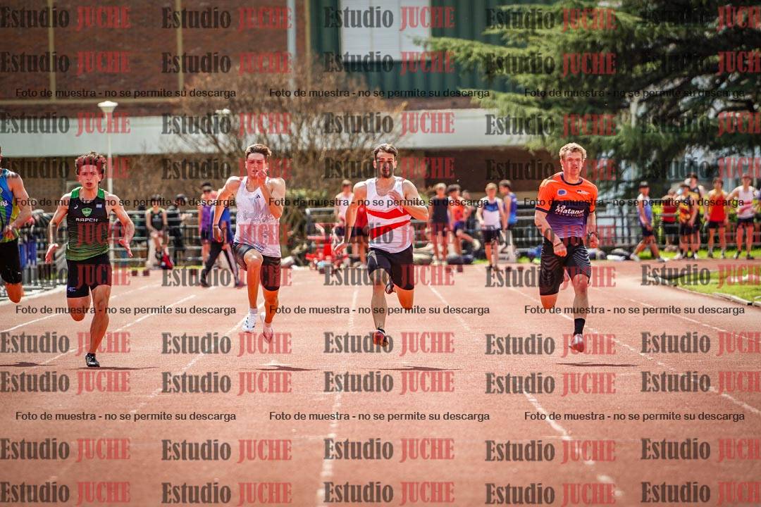 Fotos de los 100 m de varones