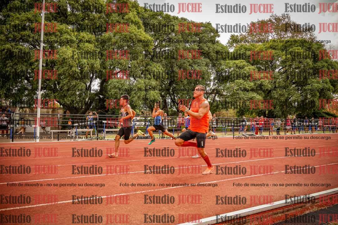Fotos de los 100 m llanos de varones
