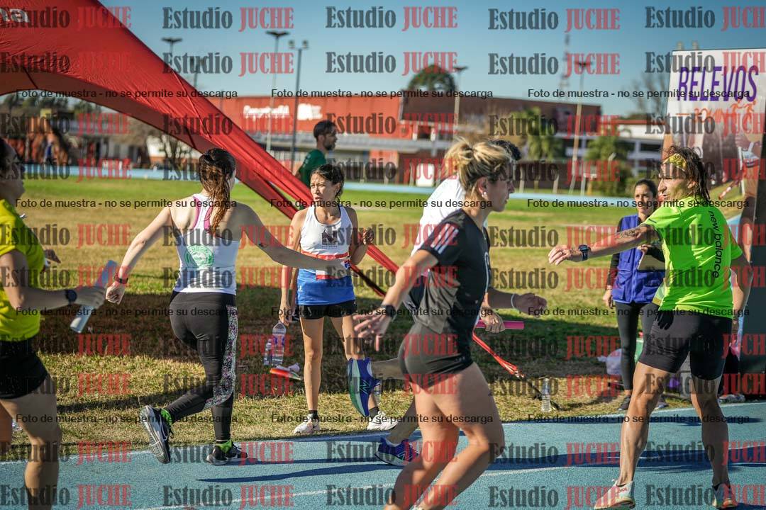 Fotos durante los relevos