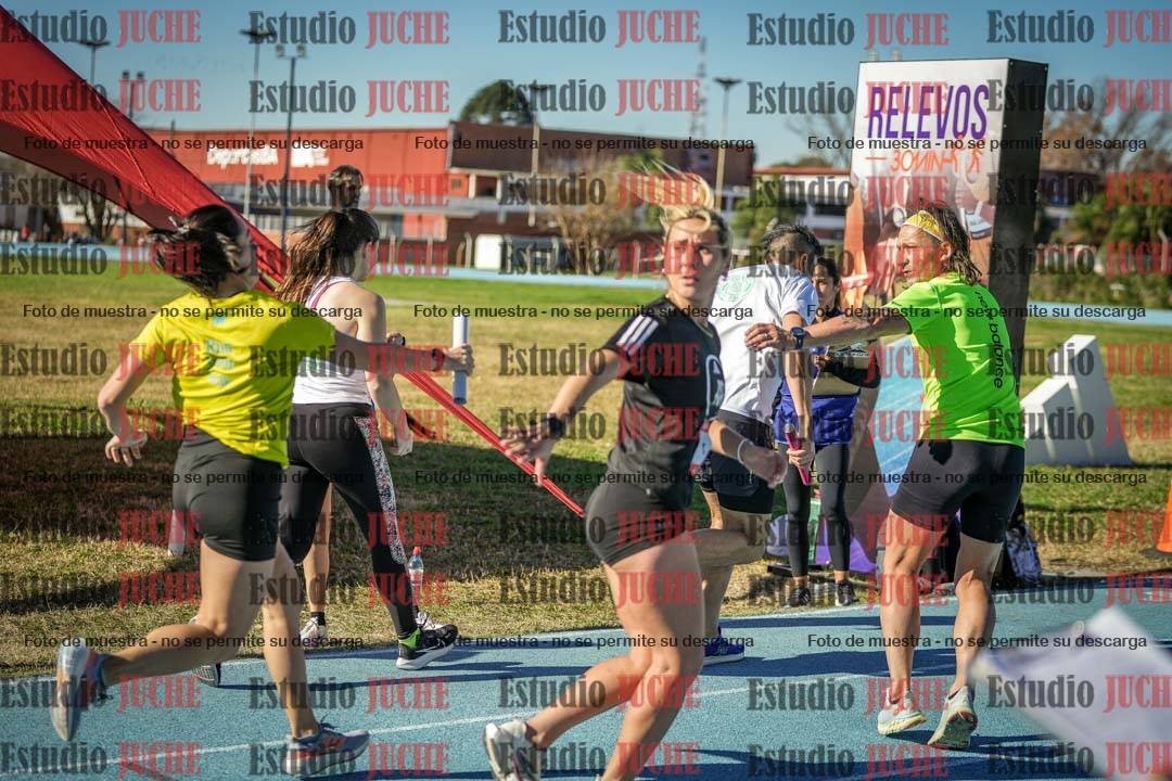 Fotos durante los relevos