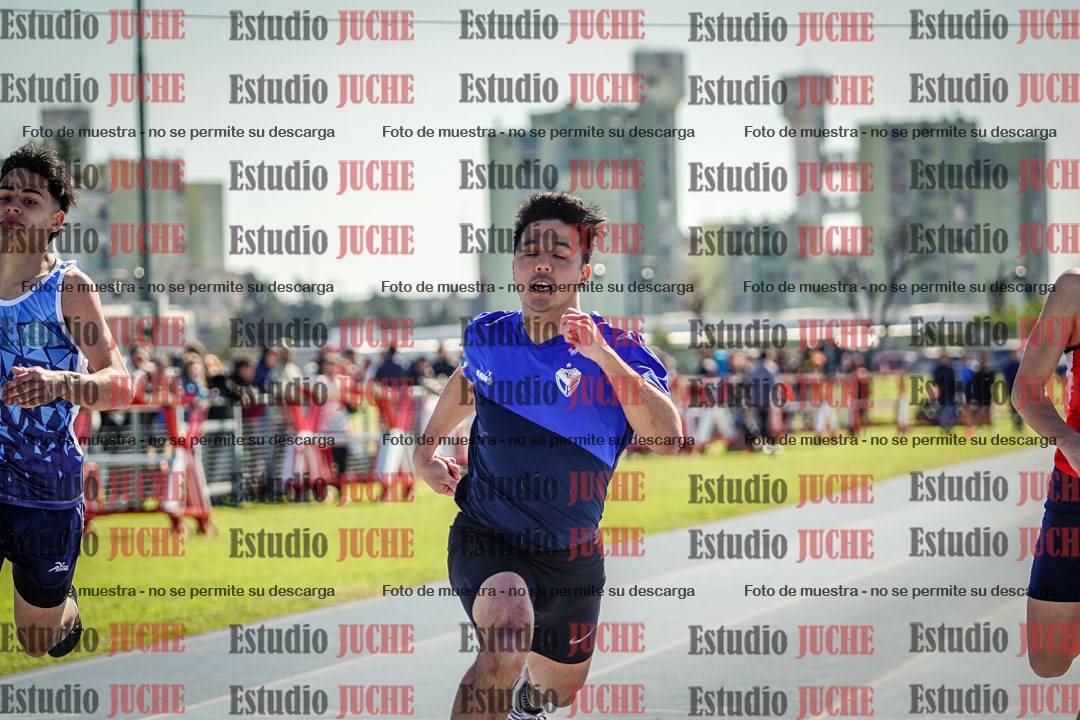 Fotos de los 100 m llanos de varones
