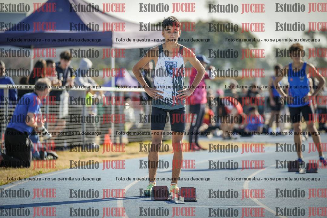 Fotos de los 400 m llanos de varones