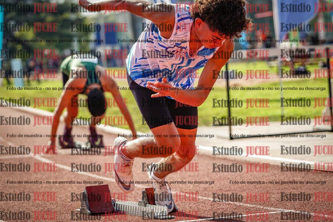 Fotos de los 400 m llanos de varones