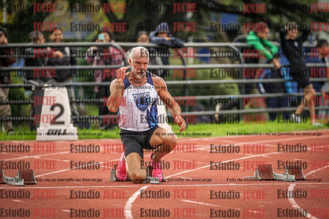 Fotos de los 100 m llanos de varones