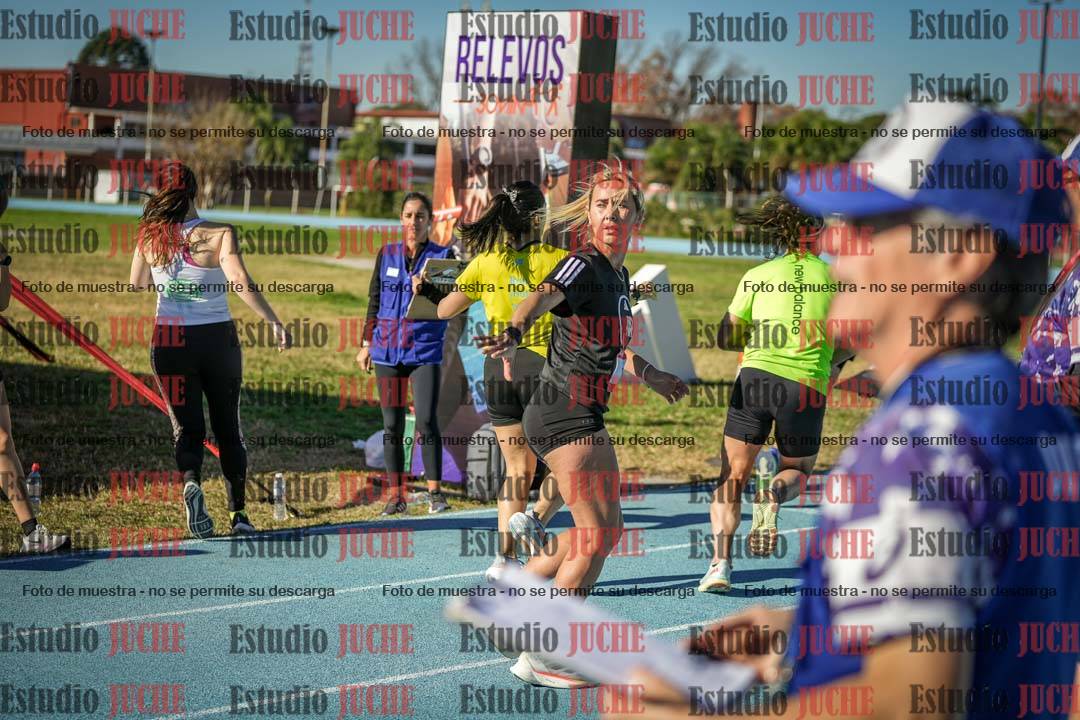 Fotos durante los relevos