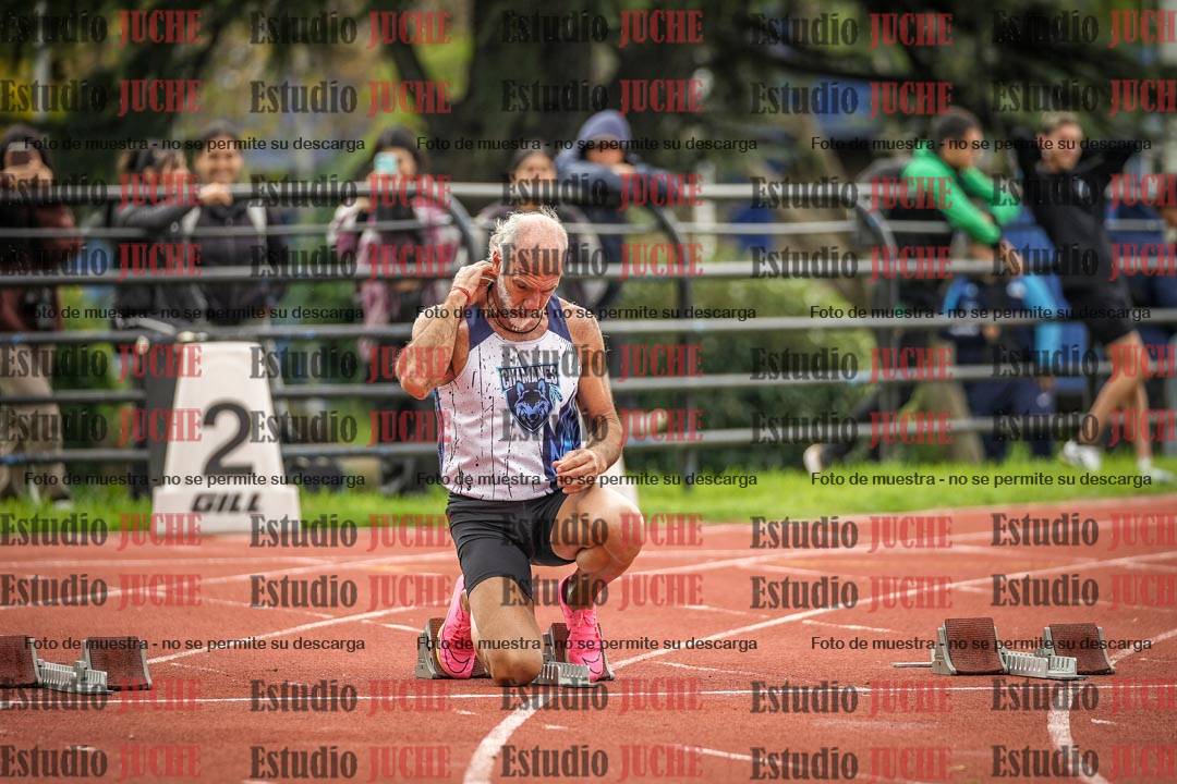 Fotos de los 100 m llanos de varones