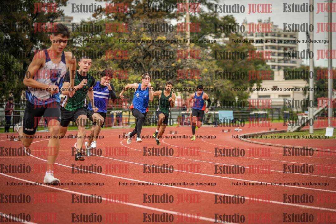 Fotos de los 200 m llanos de varones