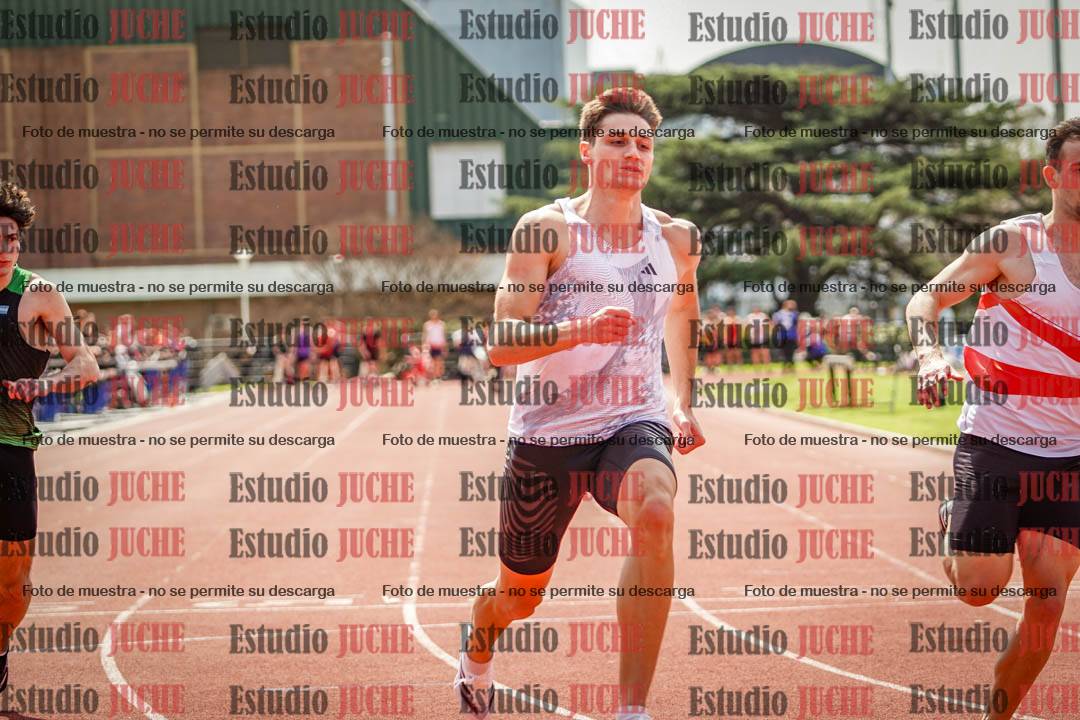 Fotos de los 100 m de varones