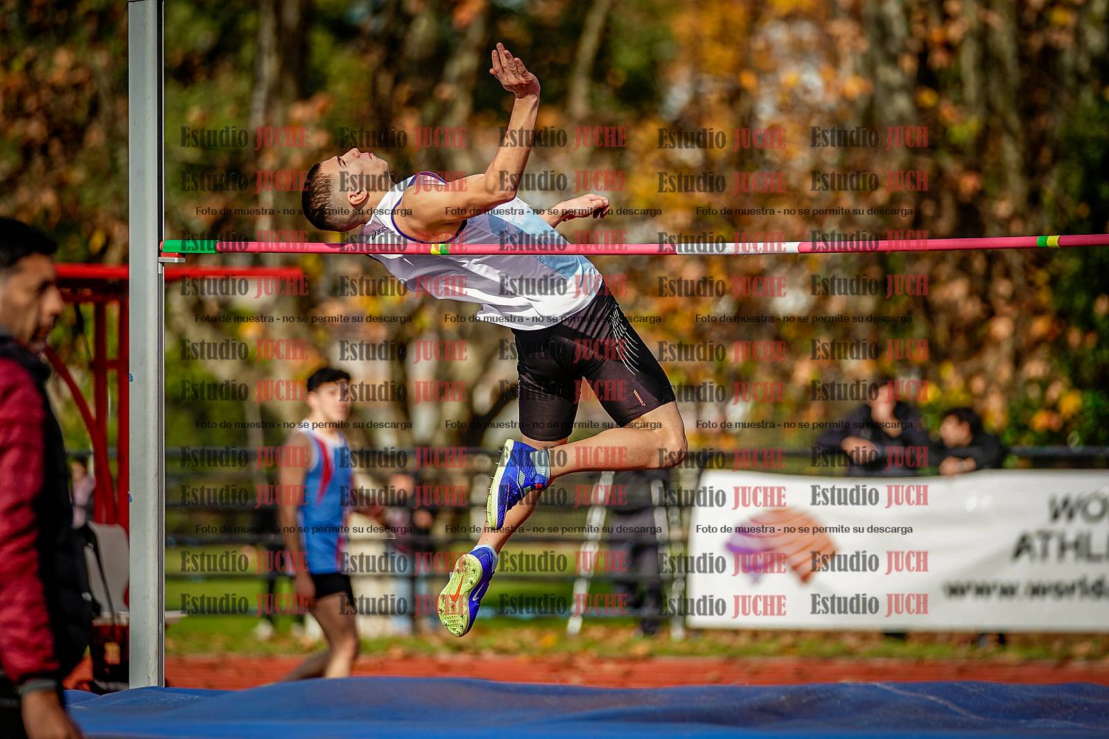 Fotos del salto en alto de varones