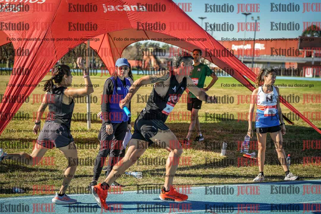 Fotos durante los relevos