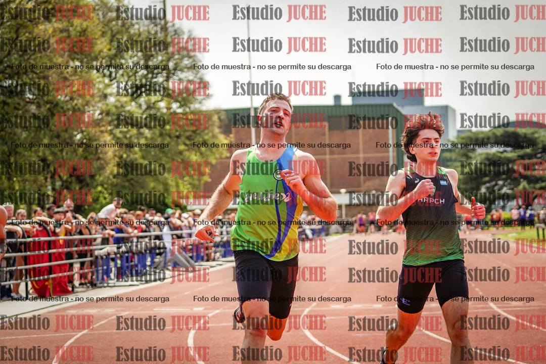 Fotos de los 100 m de varones