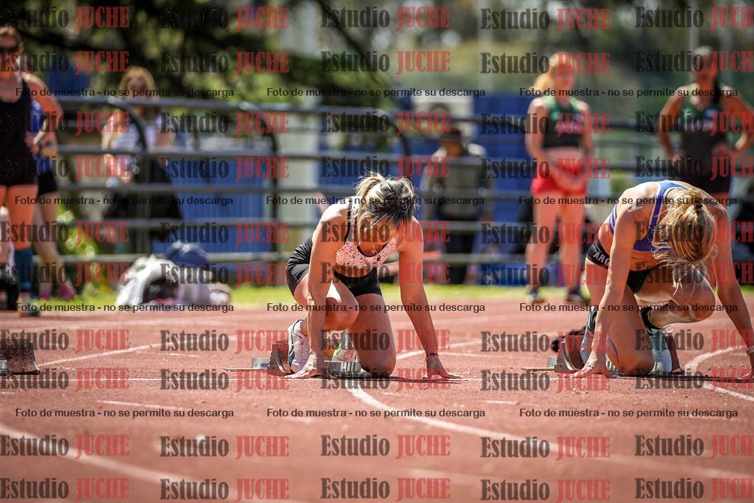 Fotos de los 100 m llanos de mujeres