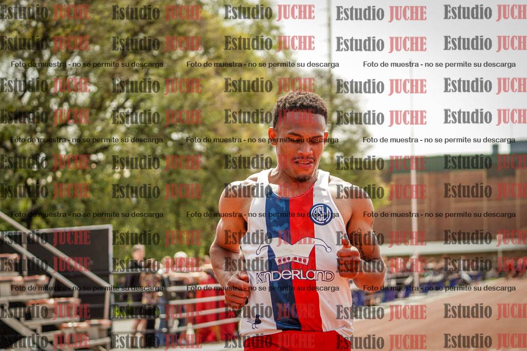 Fotos de los 100 m de varones