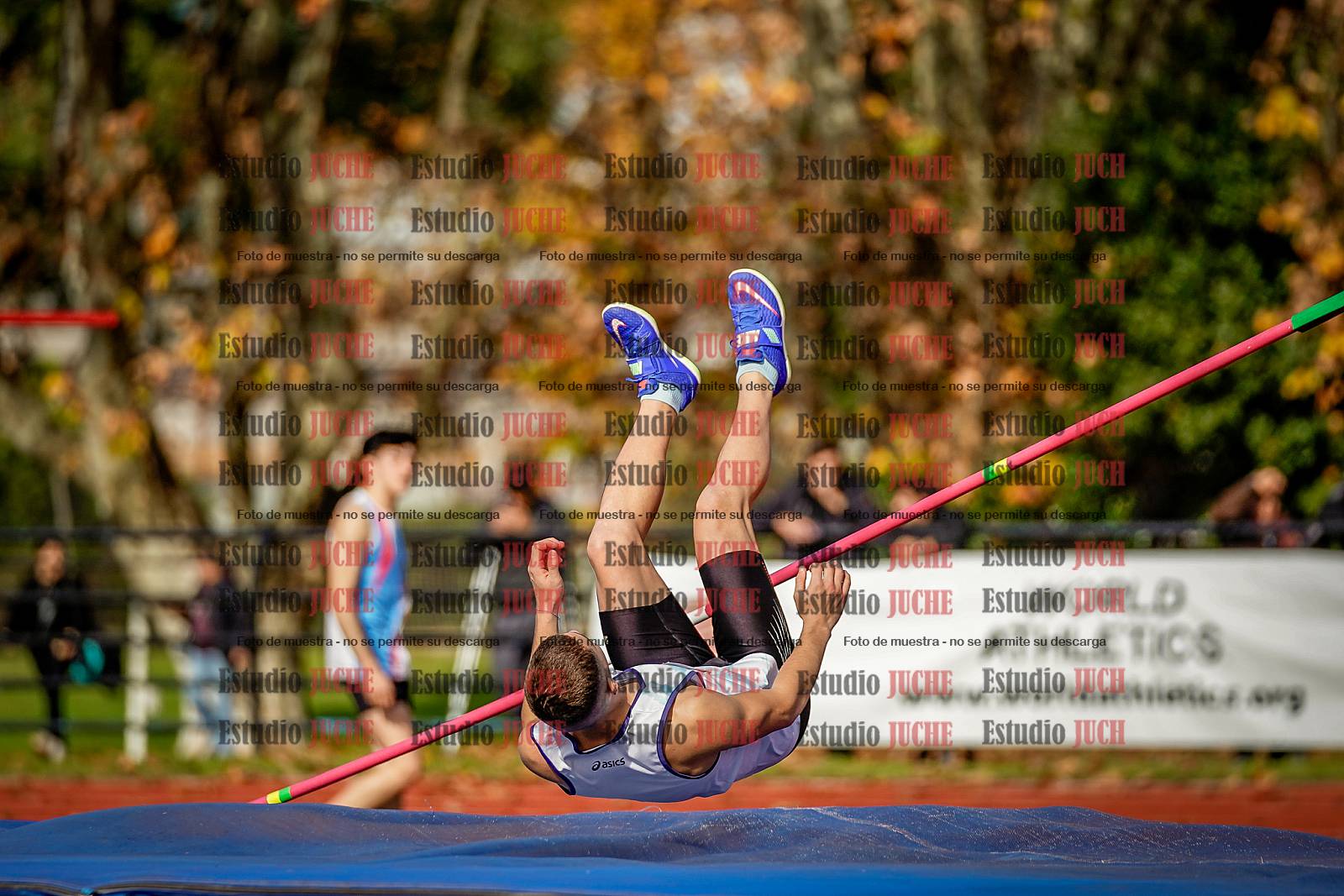 Fotos del salto en alto de varones