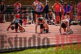 Fotos de los 100 m de varones