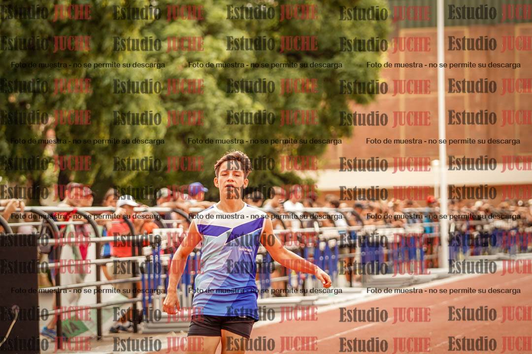Fotos de los 100 m llanos de varones