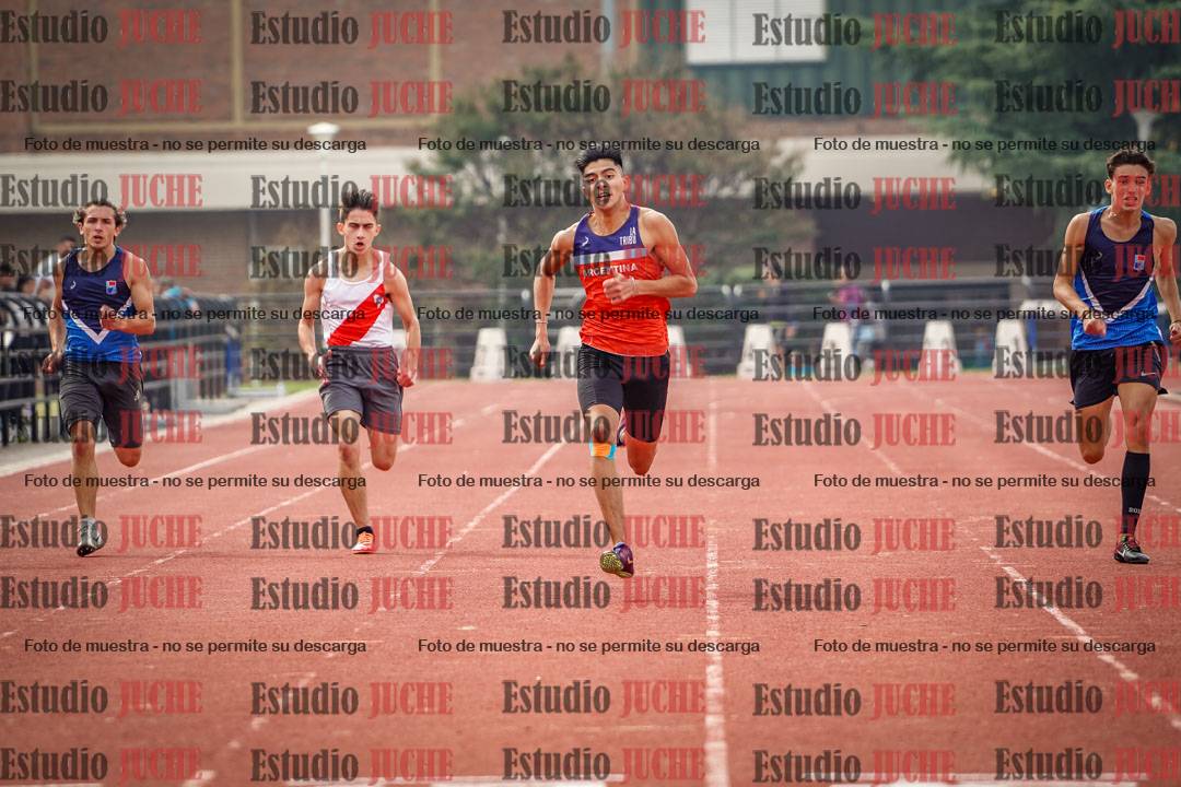 Fotos de los 200 m llanos de varones