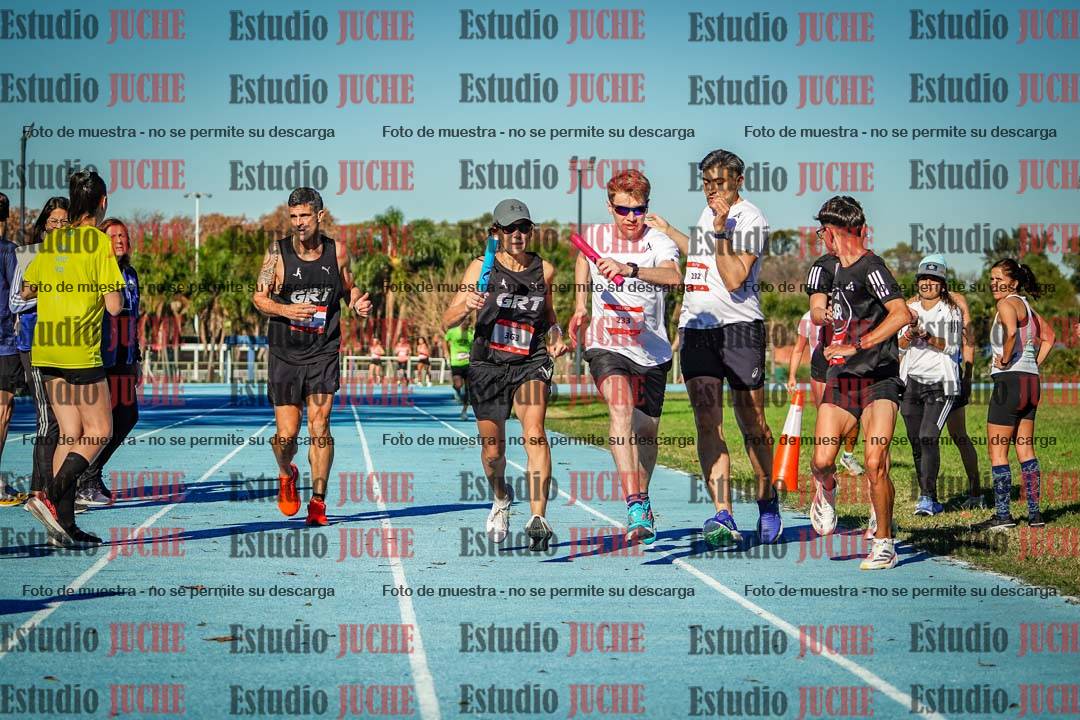 Fotos durante los relevos