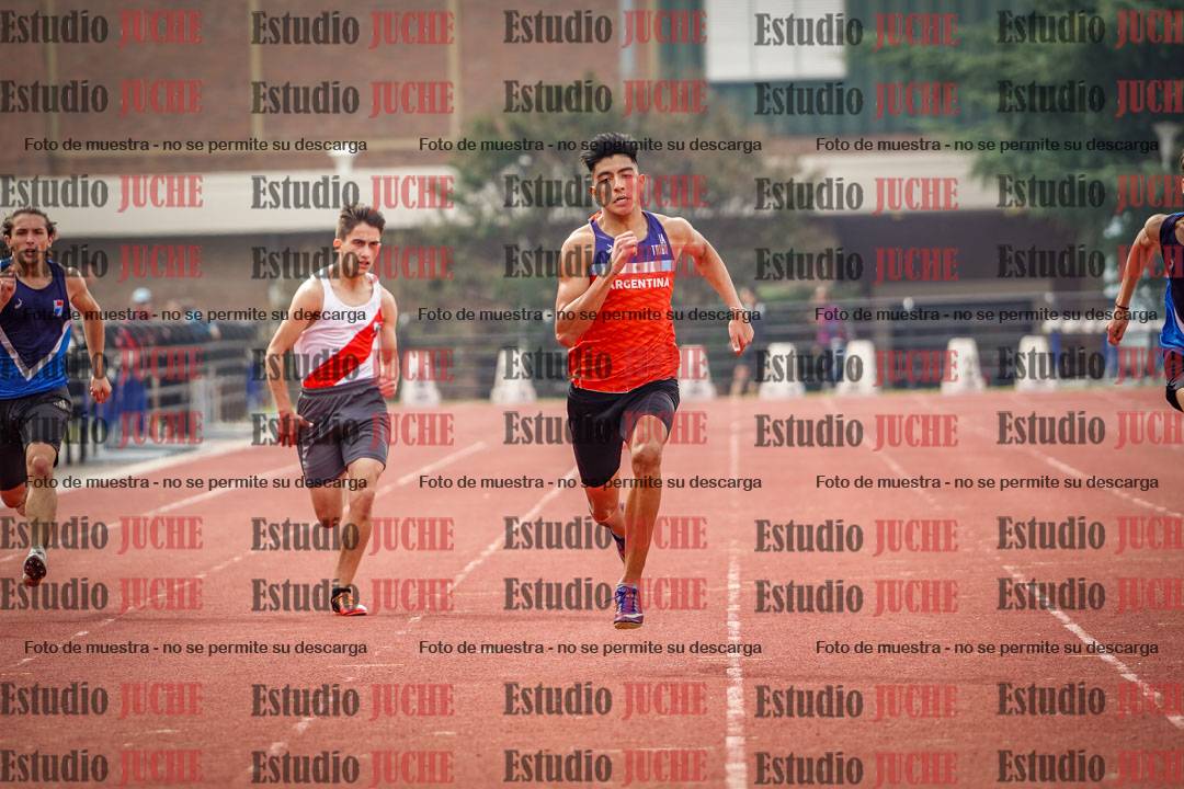 Fotos de los 200 m llanos de varones
