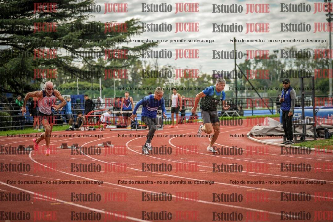 Fotos de los 100 m llanos de varones