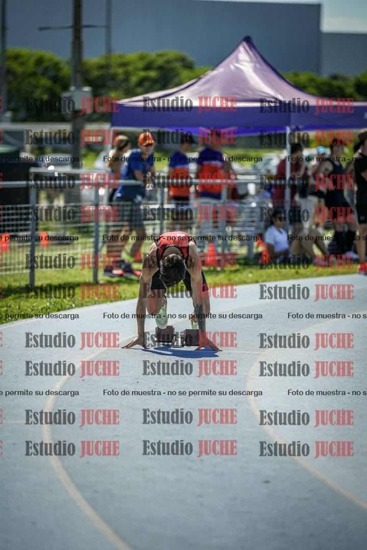 Fotos de los 400 m llanos de varones