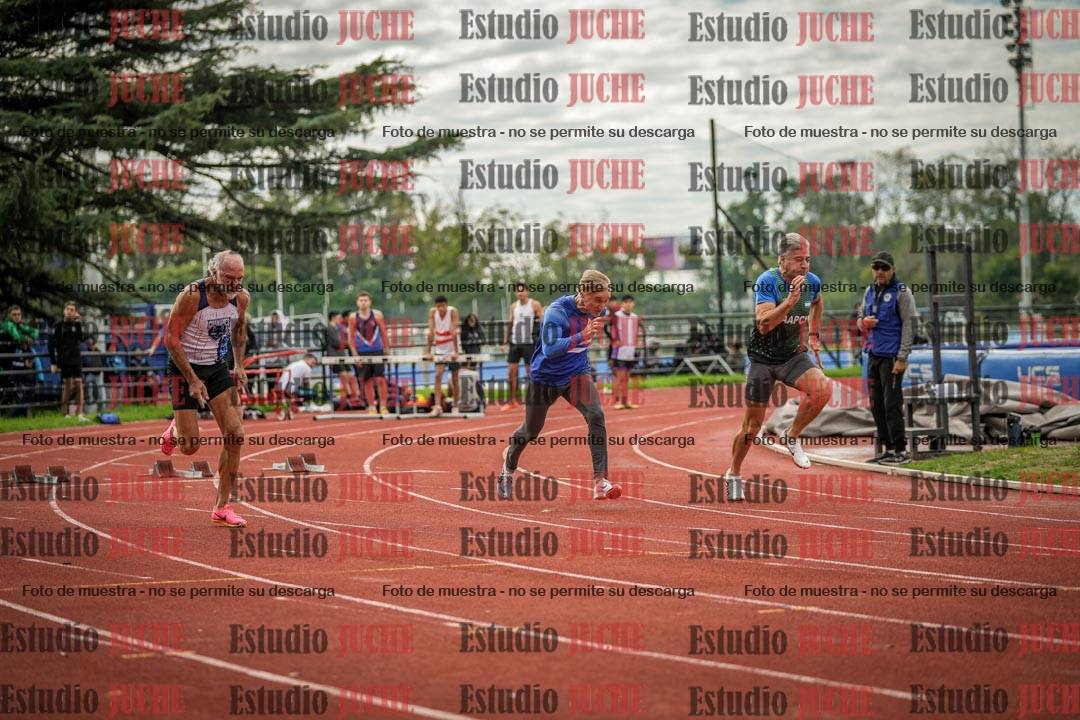 Fotos de los 100 m llanos de varones