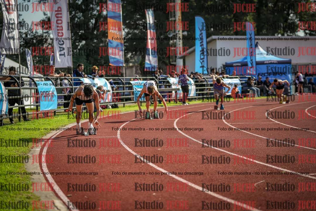 Fotos de los 400 m llanos de varones