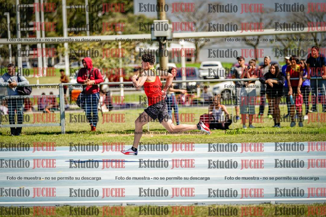 Fotos de los 100 m llanos de varones