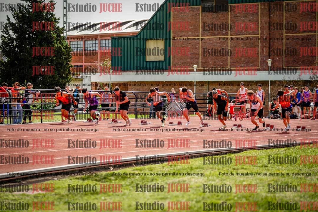 Fotos de los 100 m de varones