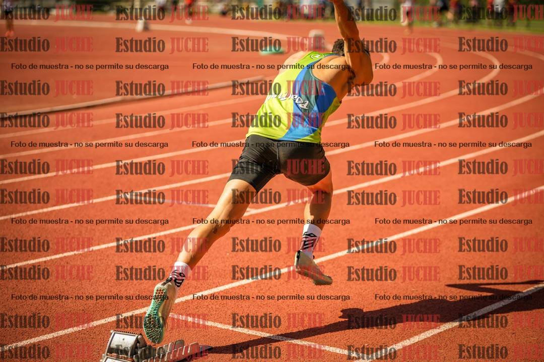 Fotos de los 400 m llanos de varones