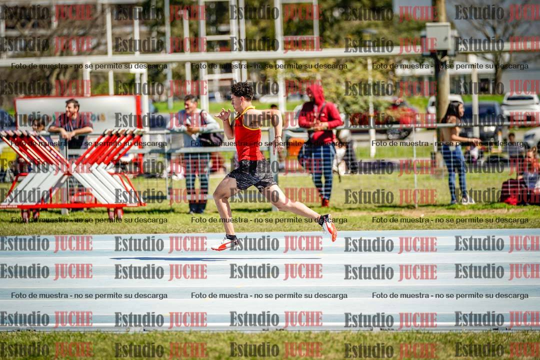 Fotos de los 100 m llanos de varones