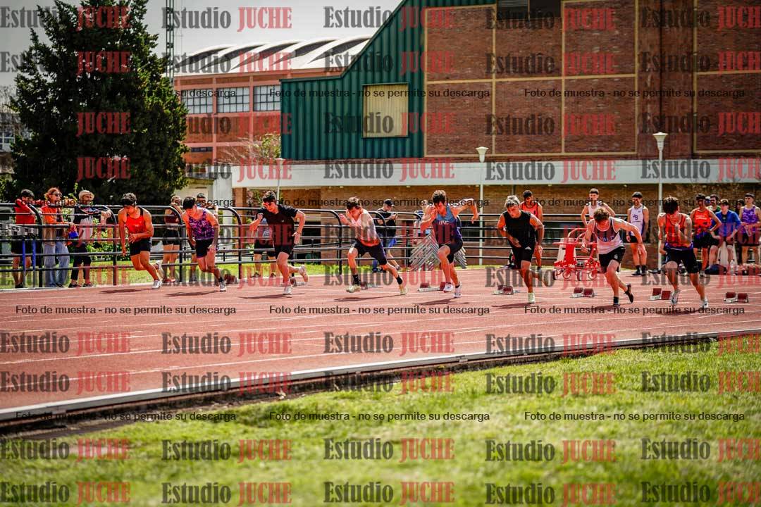Fotos de los 100 m de varones