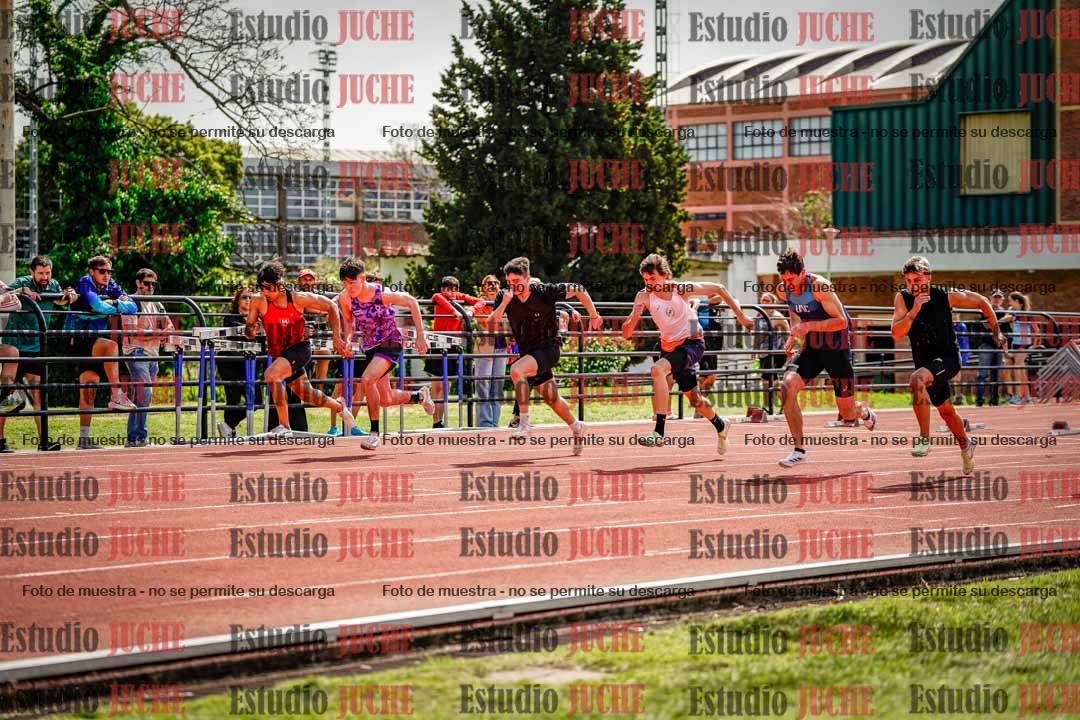 Fotos de los 100 m de varones