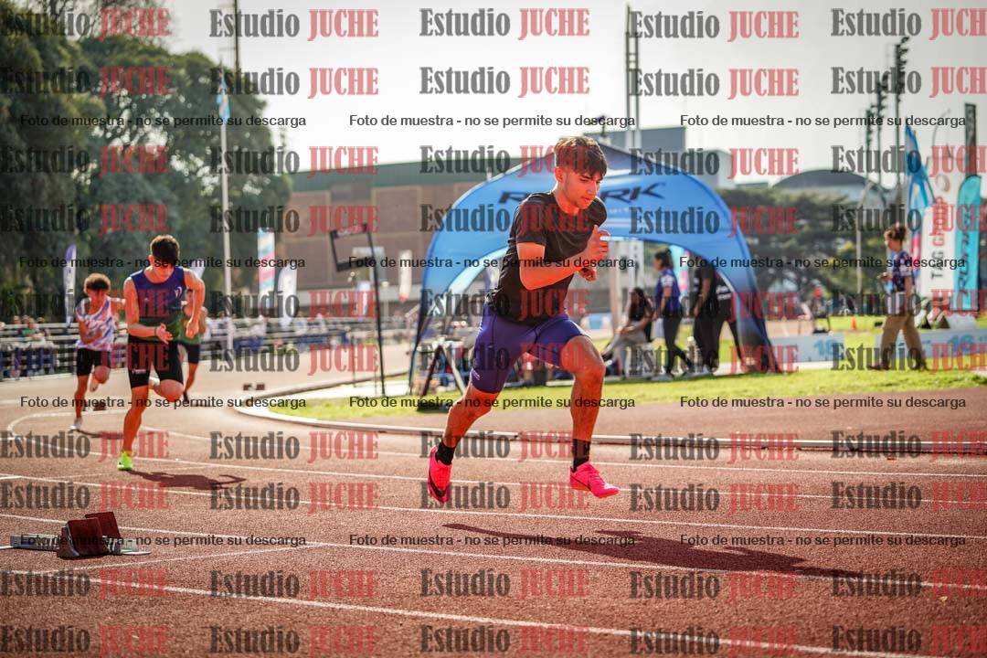 Fotos de los 400 m llanos de varones