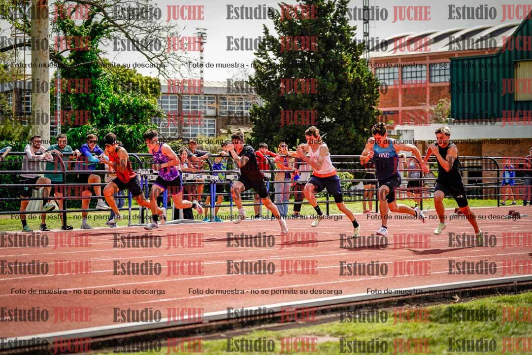 Fotos de los 100 m de varones