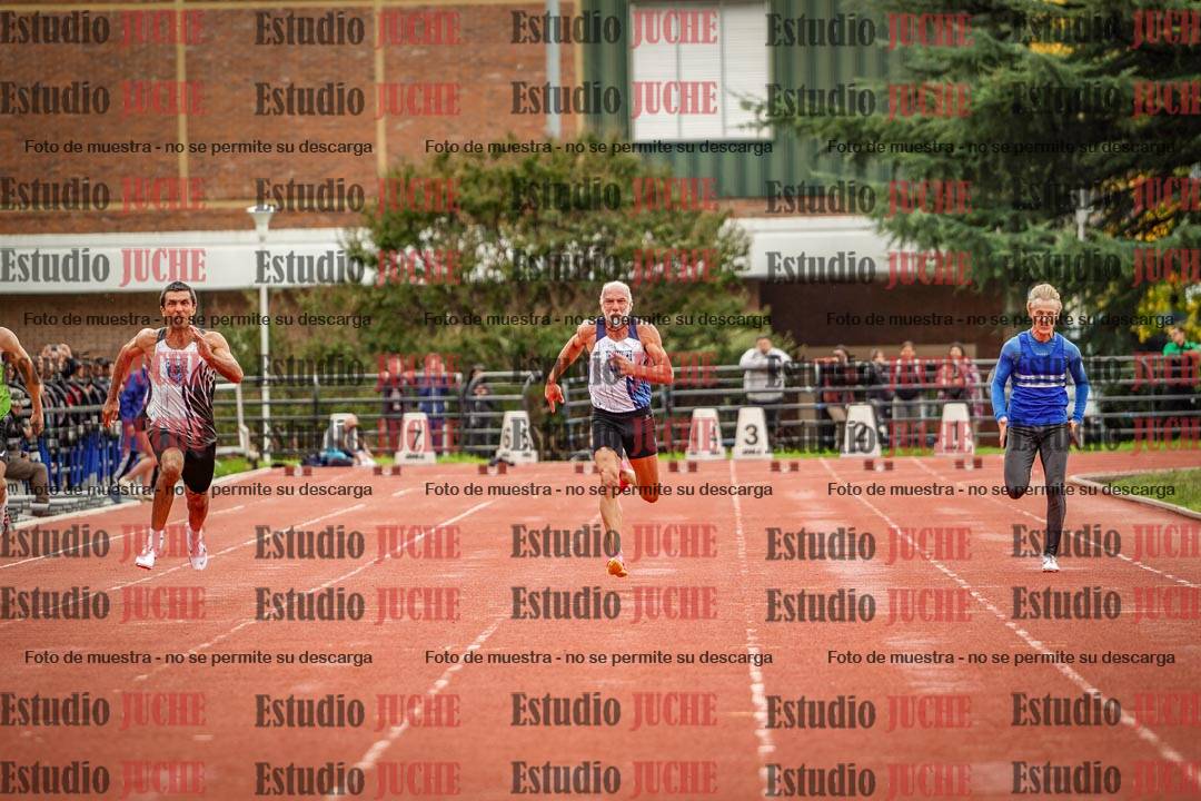 Fotos de los 100 m llanos de varones