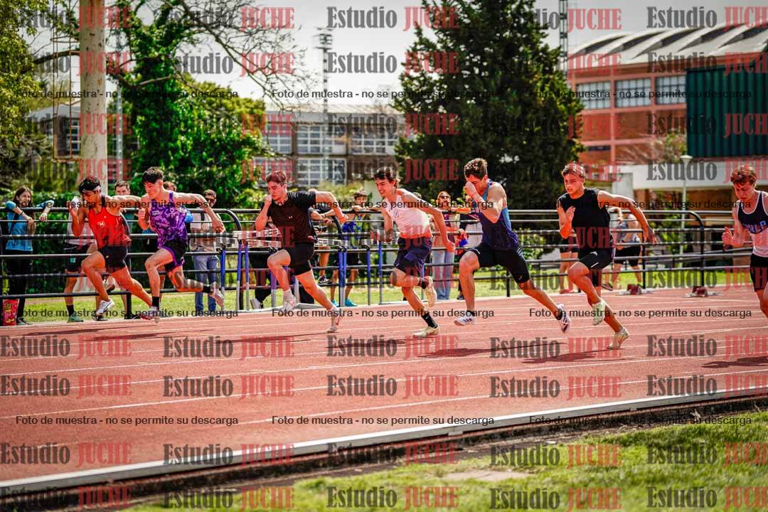 Fotos de los 100 m de varones