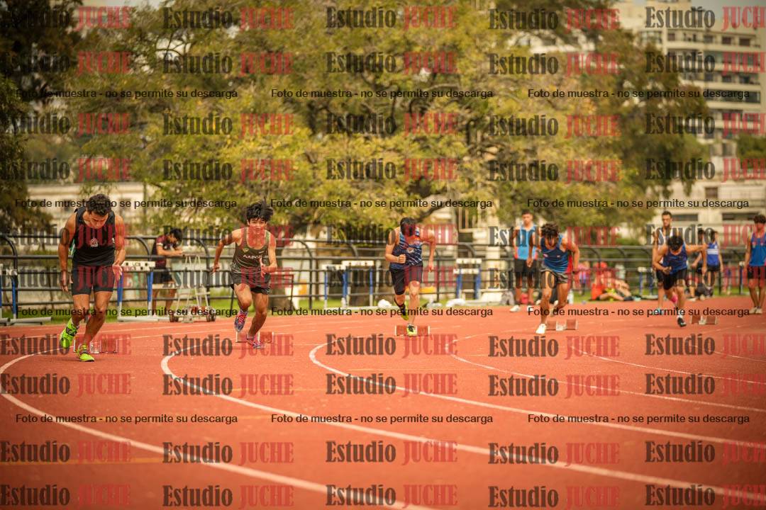 Fotos de los 200 m llanos de varones