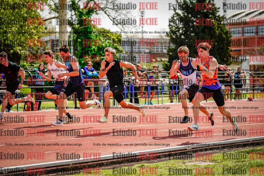 Fotos de los 100 m de varones