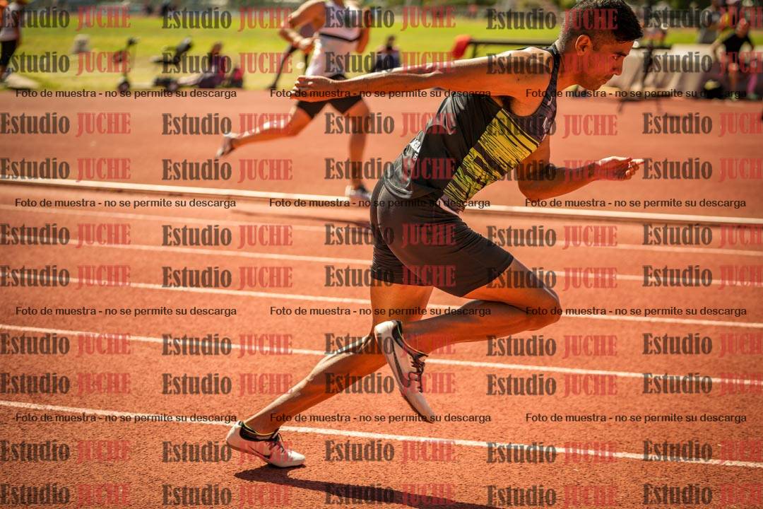 Fotos de los 400 m llanos de varones