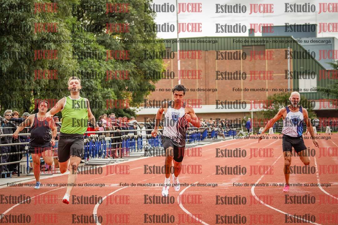 Fotos de los 100 m llanos de varones